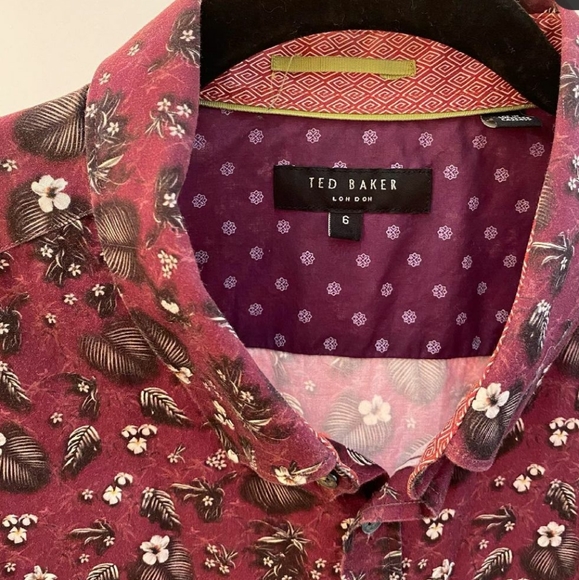 Ted Baker Printed Button Up - Picture 2 of 5